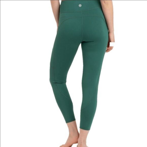 Threads for thought T4T reactive stitch fix green capri leggings size XL - Picture 2 of 7